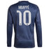 Espoor™ Kylian Mbappé Real Madrid adidas 2025/26 Away Long Sleeve Player Jersey - Blue