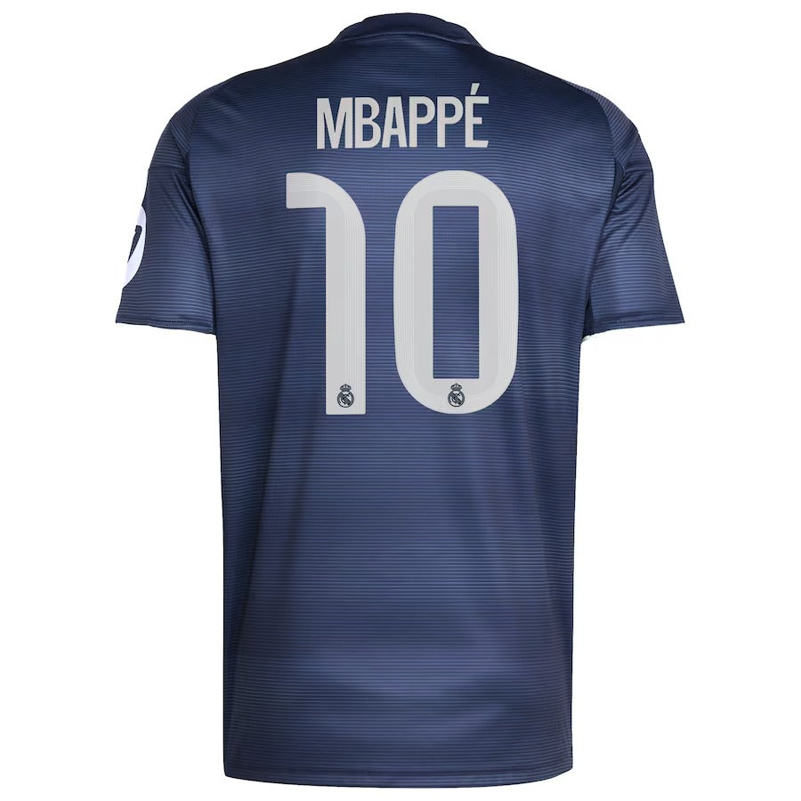 Espoor™ Kylian Mbappé Real Madrid Authentic adidas 2025/26 Away Player Jersey - Blue
