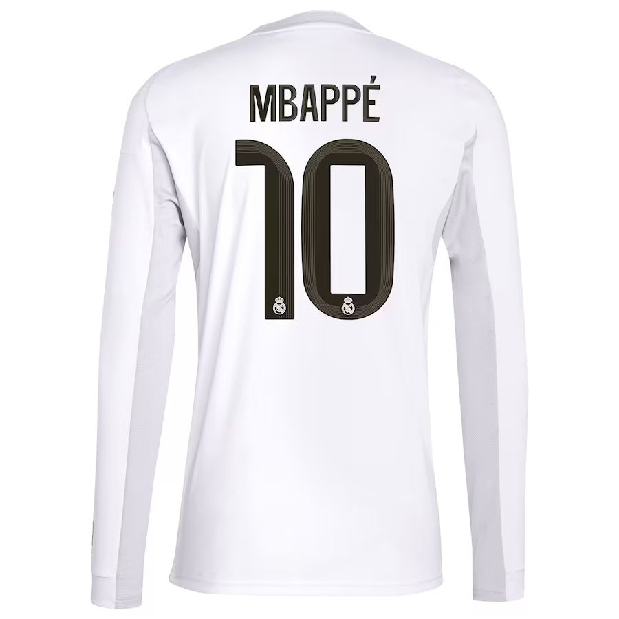 Kylian Mbappé Real Madrid adidas 2025/26 Home Player Jersey - White - Jersey Teams World