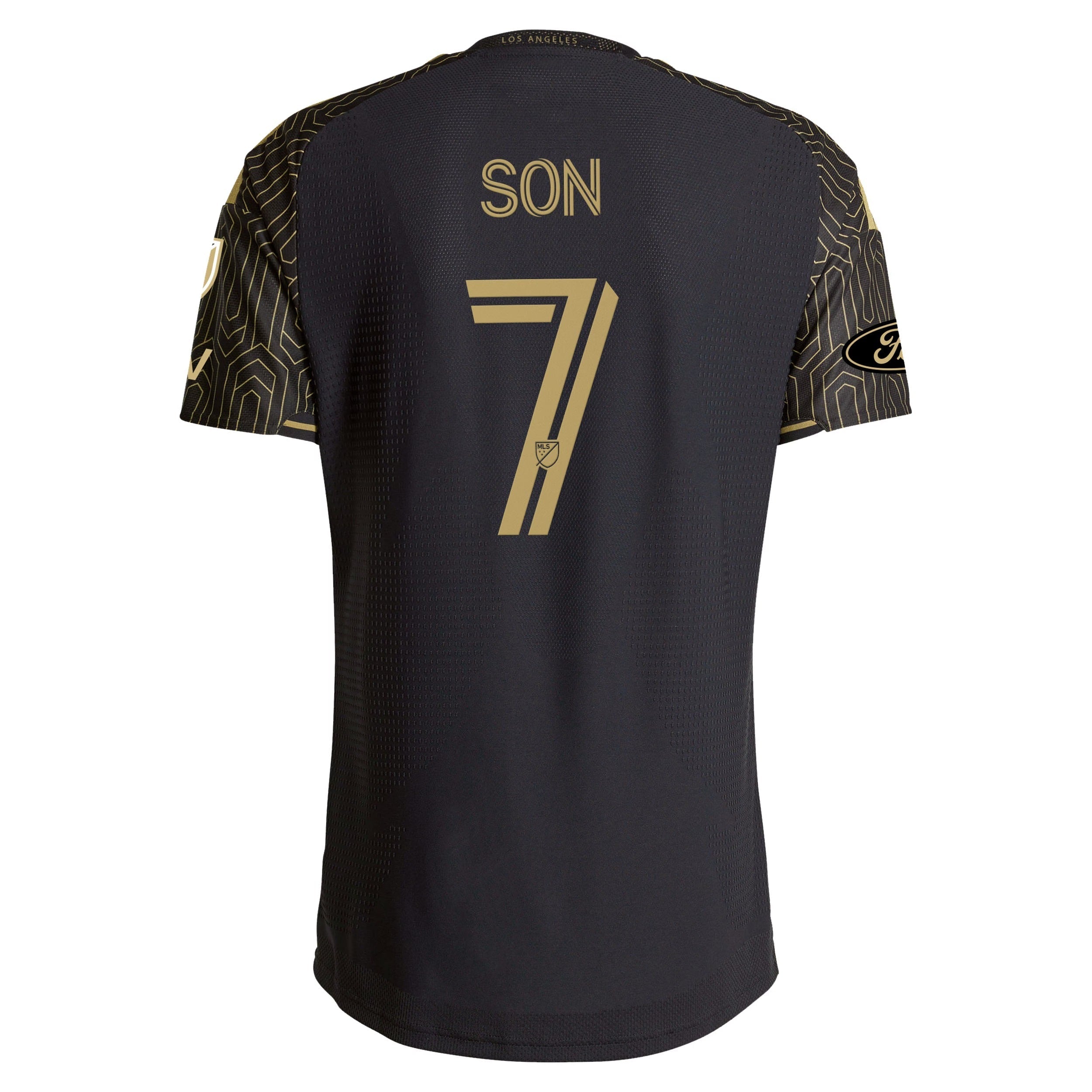 LAFC // Son Heung-min #7 Official 2026 Primary On-Field Patch Jersey – Black - Jersey Teams World