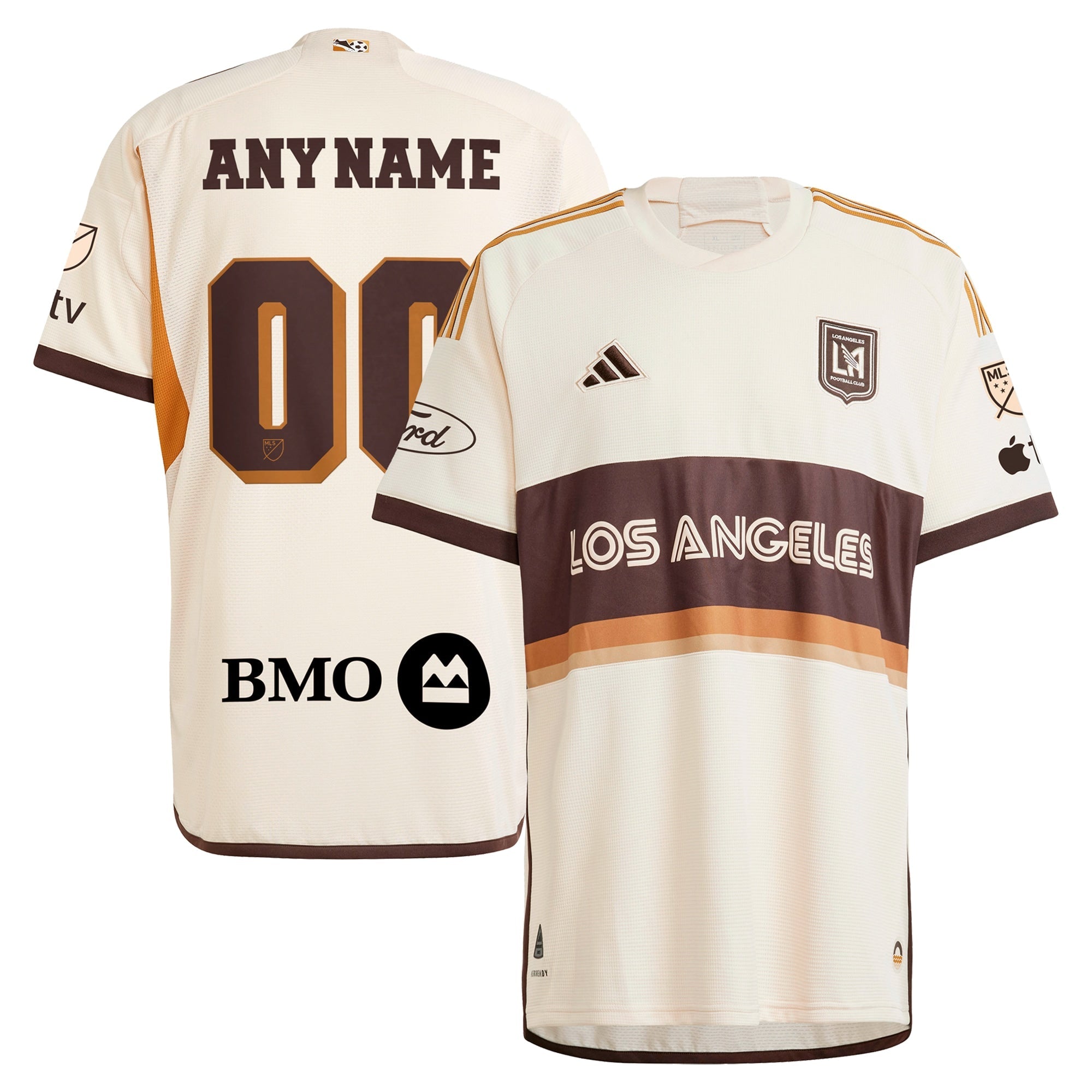 Espoor™ LAFC adidas 2024 Archive Customized Jersey - Tan