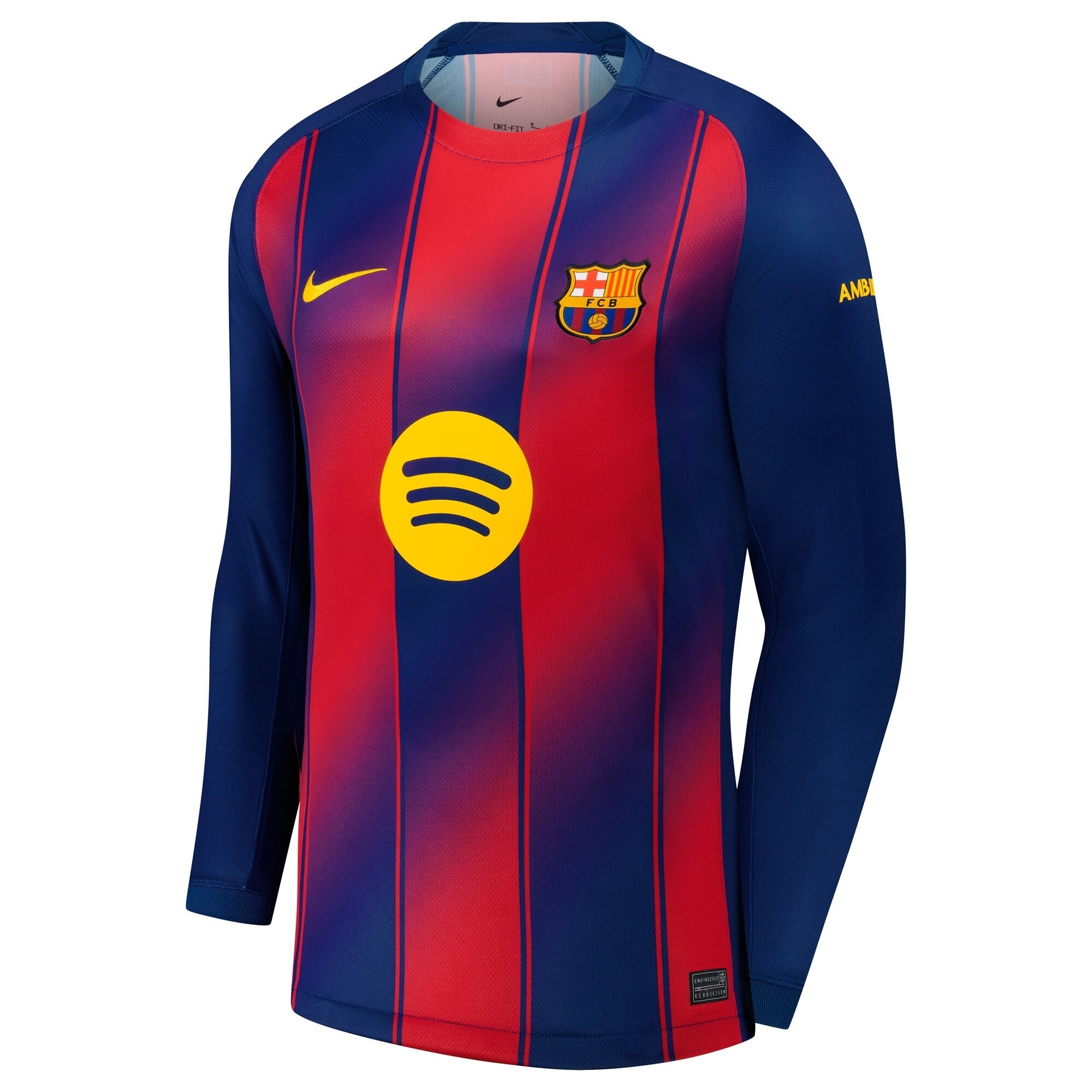 Espoor™ Lamine Yamal Barcelona Nike 2025/26 Long Sleeve Player Jersey - Blue