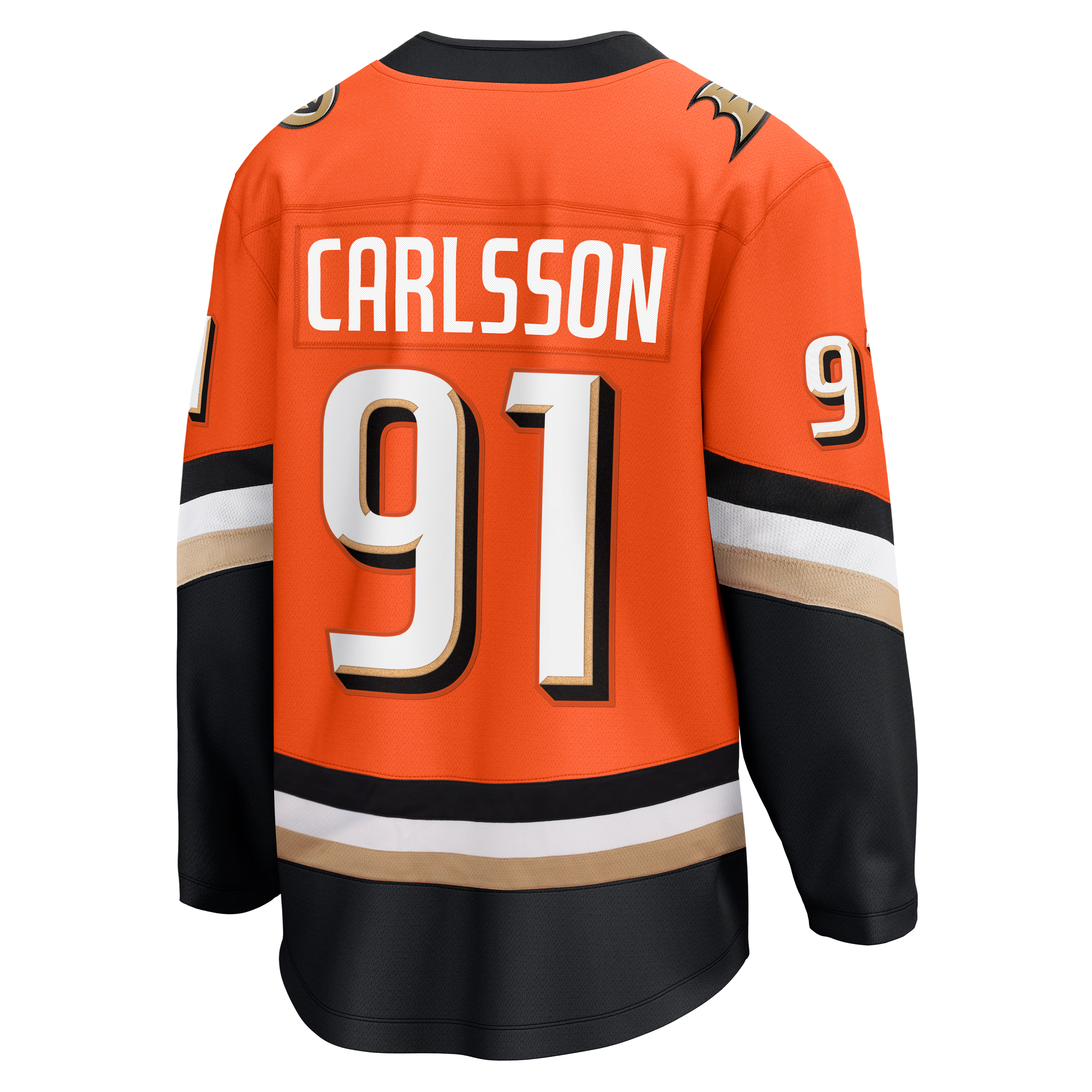 Leo Carlsson Anaheim Ducks Fanatics Home Breakaway Jersey – Orange - Jersey Teams World