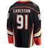 Leo Carlsson Anaheim Ducks Fanatics Home Breakaway Player Jersey – Black - Jersey Teams World