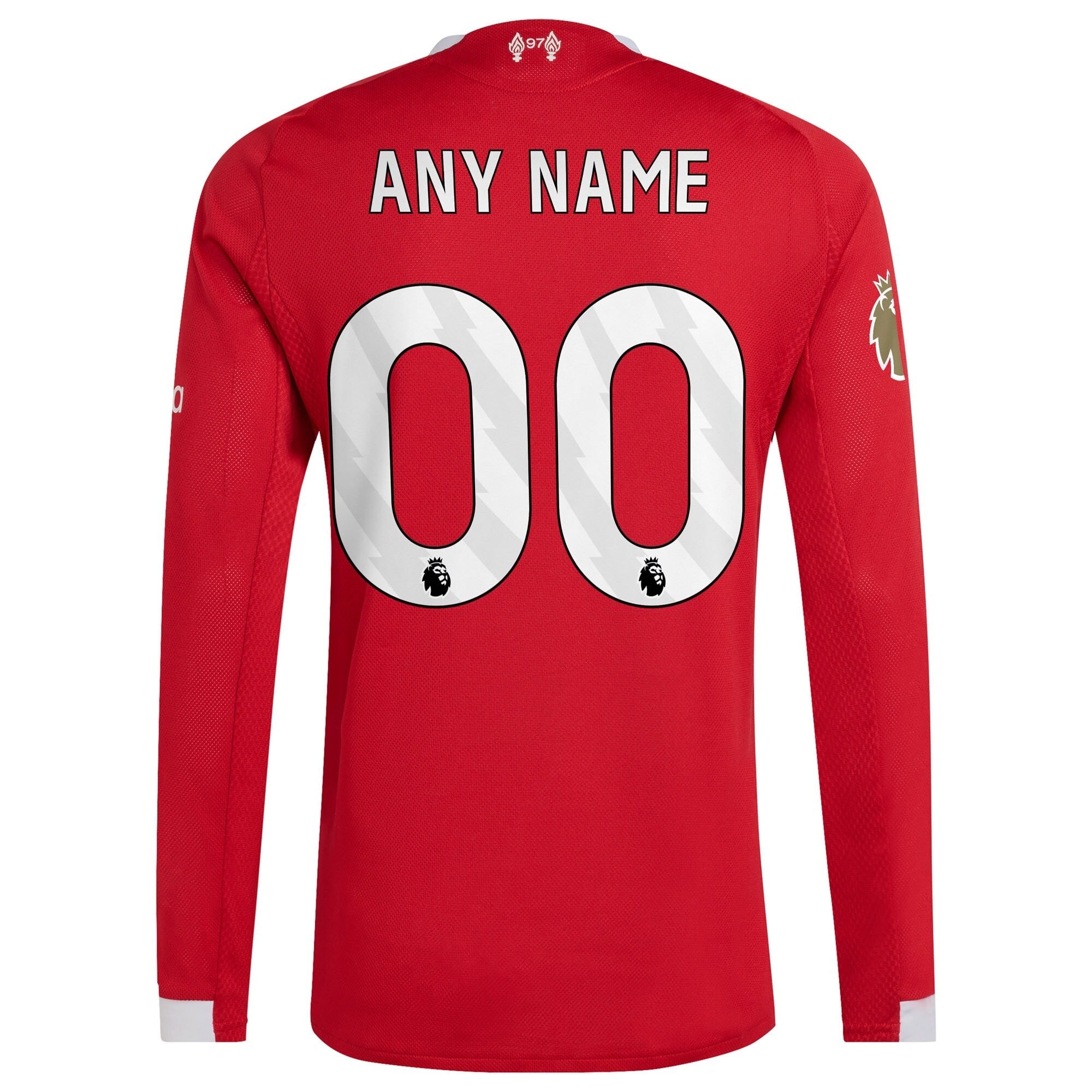 Espoor™ Liverpool 2025/26 Home Custom Long Sleeve Jersey - Red