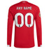 Espoor™ Liverpool 2025/26 Home Custom Long Sleeve Jersey - Red
