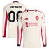 Espoor™ Liverpool adidas 2025/26 Away Long Sleeve Custom Jersey - White