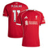 Espoor™ Liverpool adidas 2025/26 Mohamed Salah 11 Home Jersey - Red