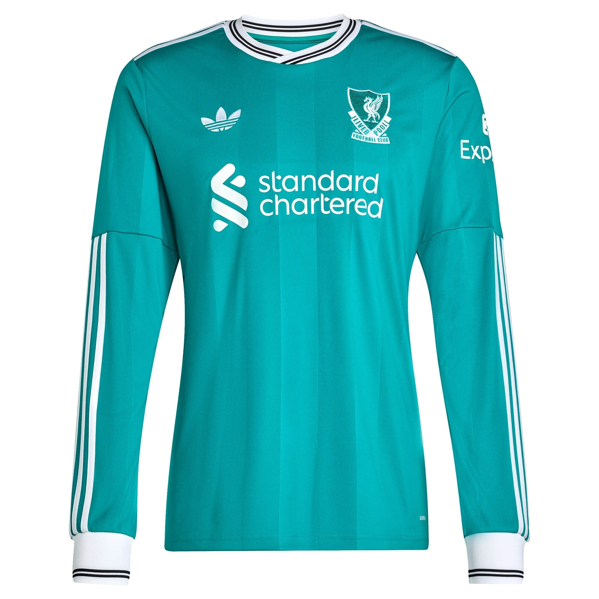 Espoor™ Liverpool adidas 2025/26 Third Long Sleeve Custom Jersey - Green