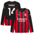 Espoor™ Luka Modric AC Milan Puma 2025/26 Home Long Sleeve Jersey - Red