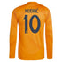 Espoor™ Luka Modric Real Madrid adidas 2024/25 Away Long Sleeve Player Jersey - Orange