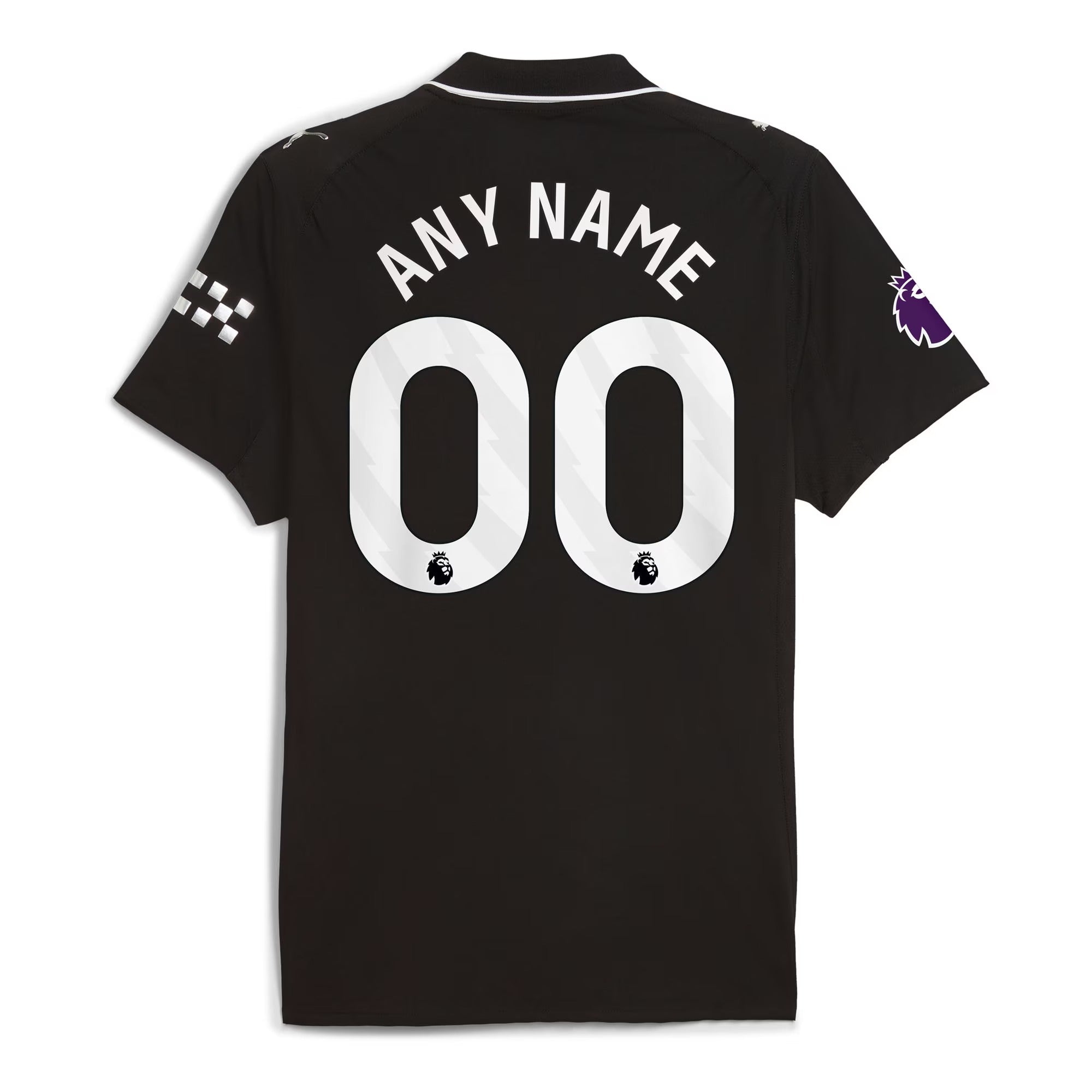 Espoor™ Manchester City Puma 2025/26 Away Custom Jersey – Black