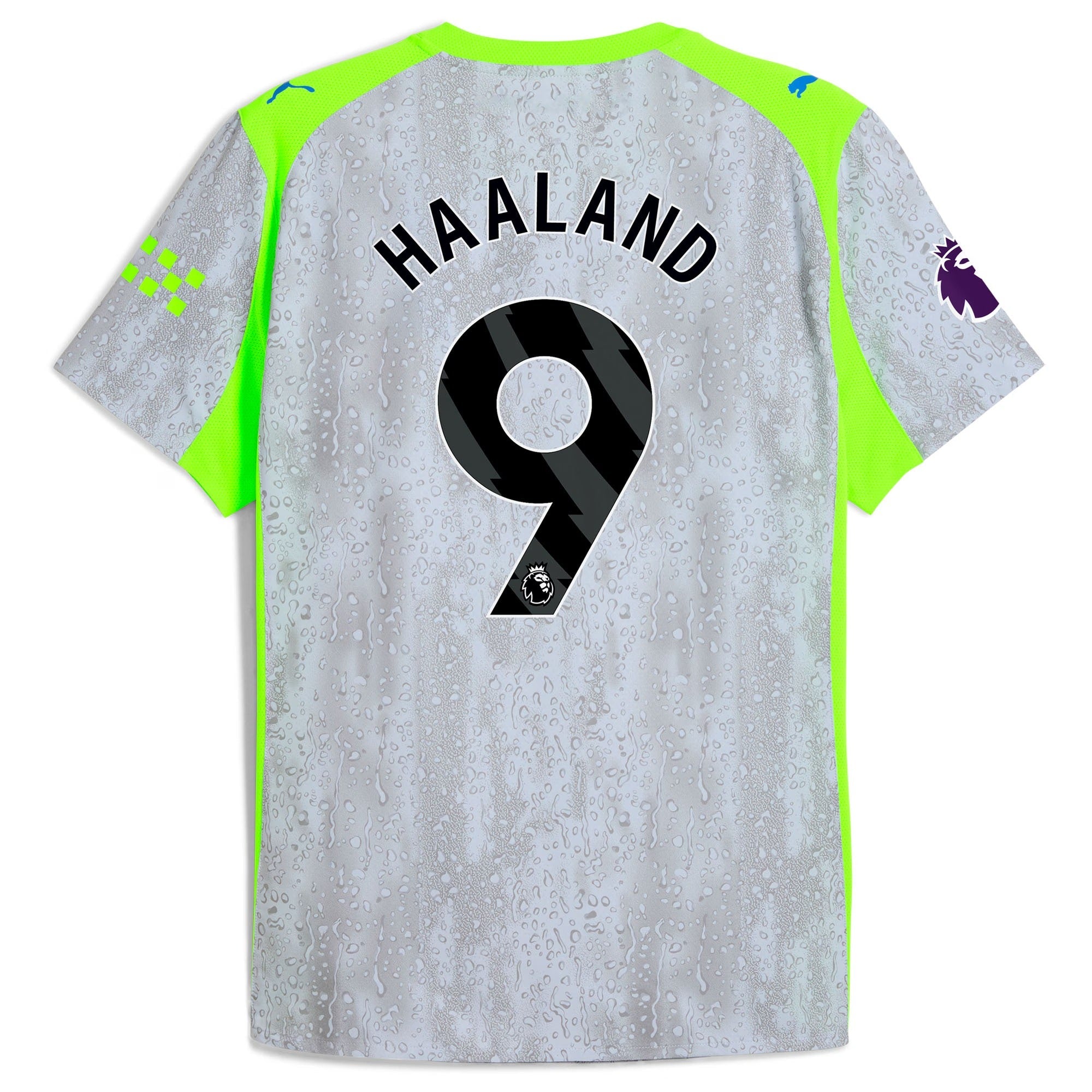 Espoor™ Erling Haaland Manchester City Puma 2025/26 Third Jersey - Green/Neon Green