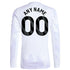 Espoor™ Manchester United adidas 2025/26 Away Long Sleeve Custom Jersey - White