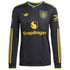 Espoor™ Cristiano Ronaldo Manchester United adidas 2025/26 Third Long Sleeve Player Jersey - Black