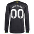 Espoor™ Manchester United adidas 2025/26 Third Long Sleeve Custom Jersey - Black