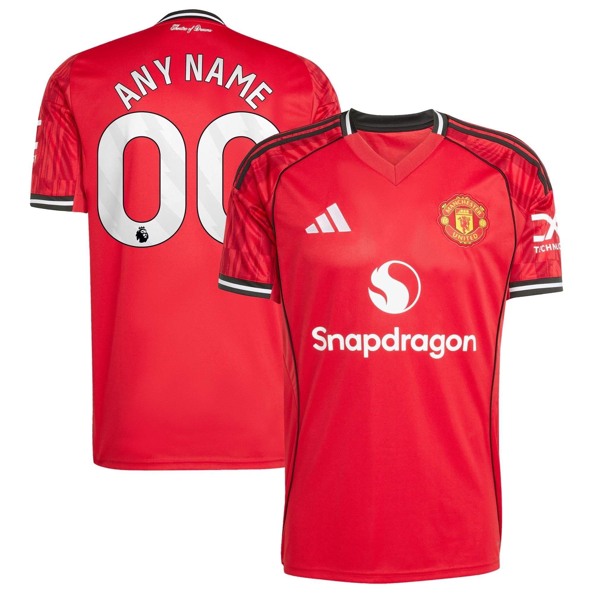 Espoor™ Manchester United adidas Home 2025/26 Custom Jersey - Red