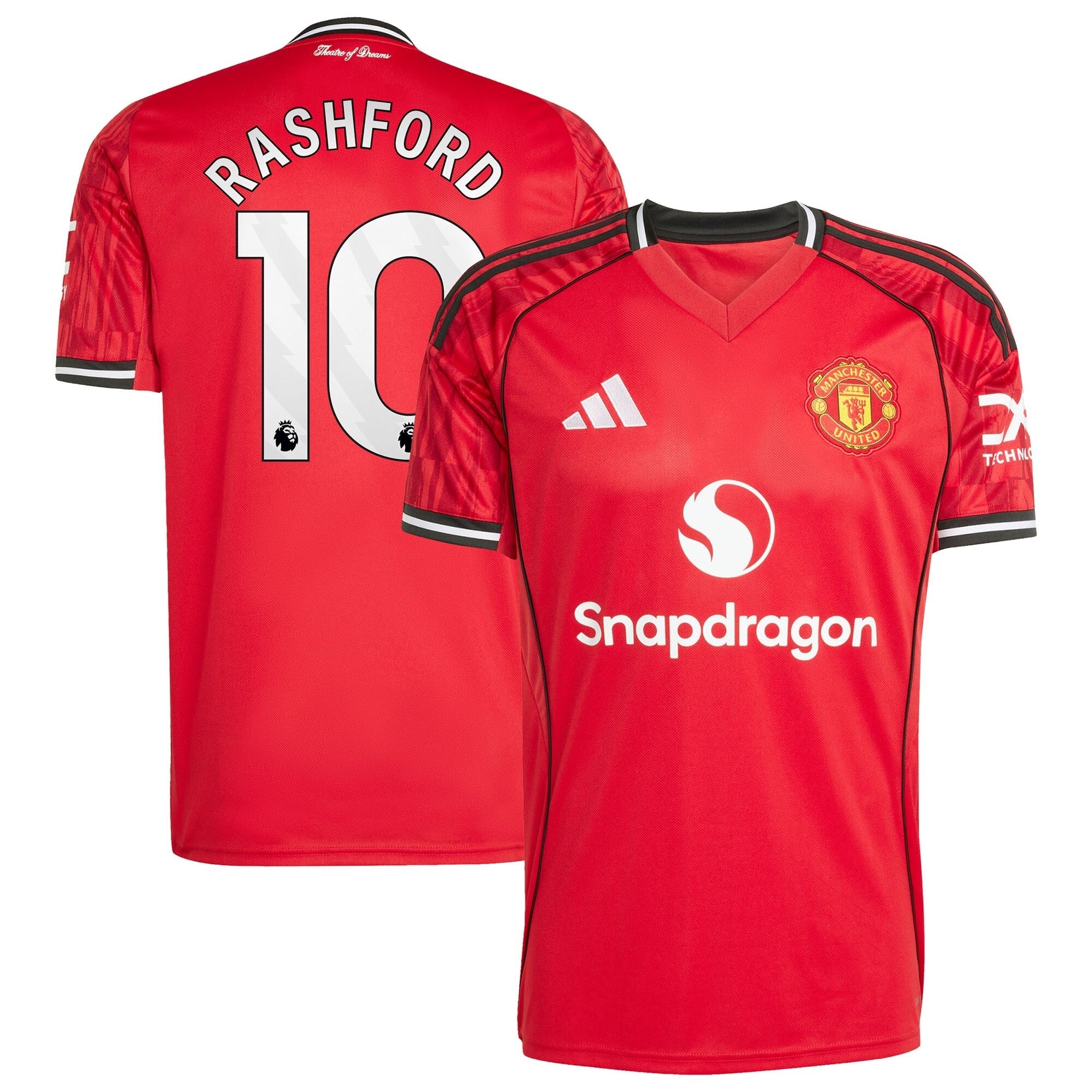 Espoor™ Marcus Rashford Manchester United adidas Home 2025/26 Player Jersey - Red