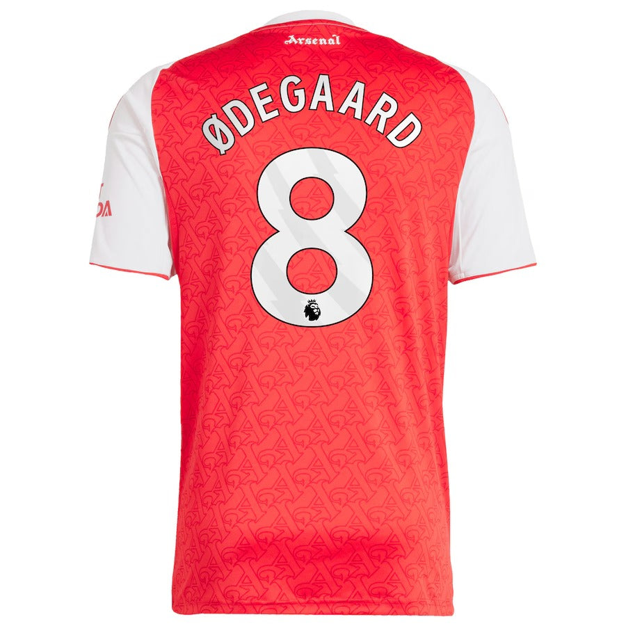 Espoor™ Martin Ødegaard Arsenal adidas 2025/26 Home Player Jersey - Red