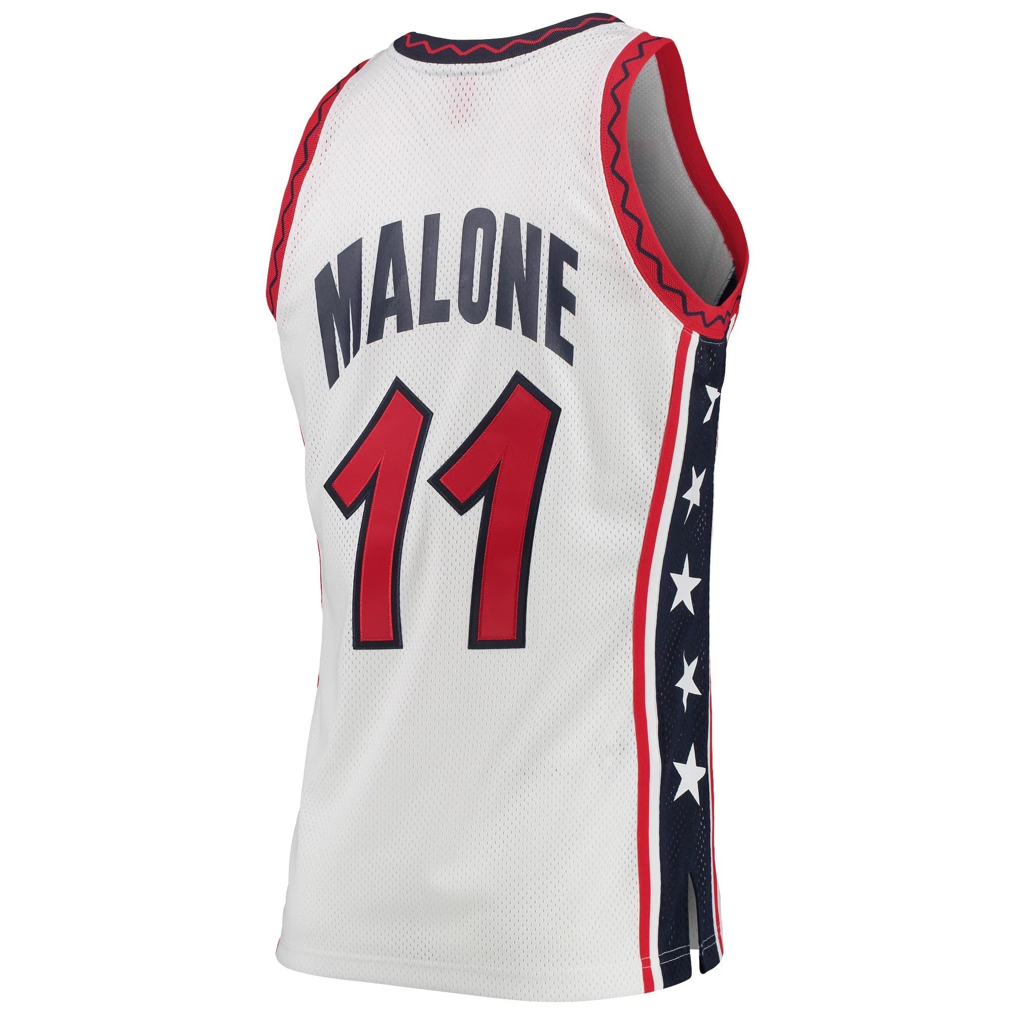 Mitchell & Ness Karl Malone USA Basketball 1996 Hardwood Classics Authentic Jersey – White - Jersey Teams World