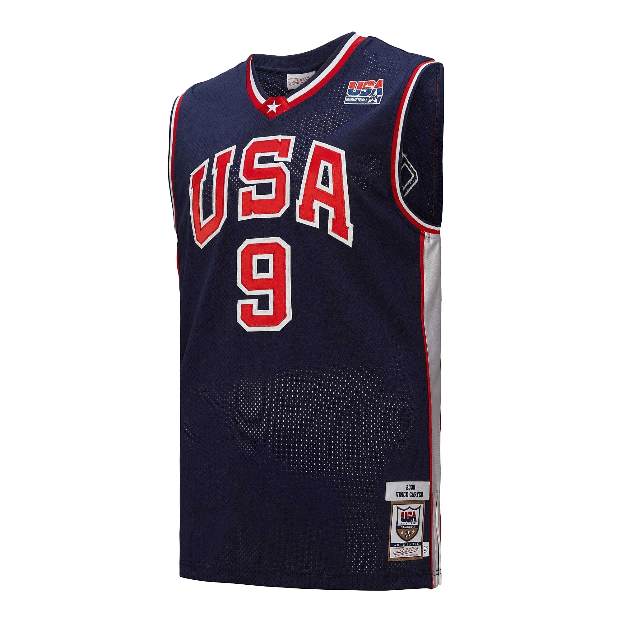 Mitchell & Ness Vince Carter USA Basketball 2000 Authentic Jersey – Navy - Jersey Teams World