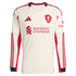 Espoor™ Mohamed Salah Liverpool adidas 2025/26 Away Long Sleeve Player Jersey - White