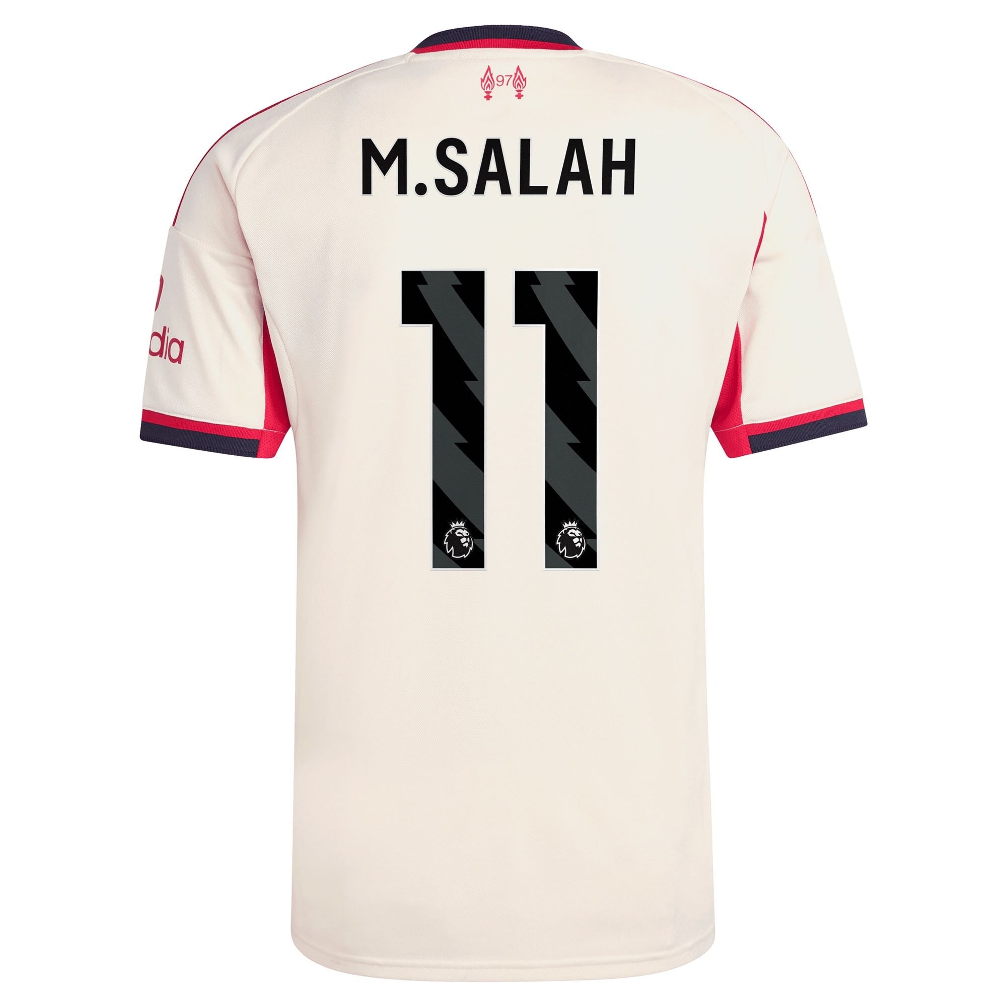 Espoor™ Mohamed Salah Liverpool adidas 2025/26 Away Player Jersey - White