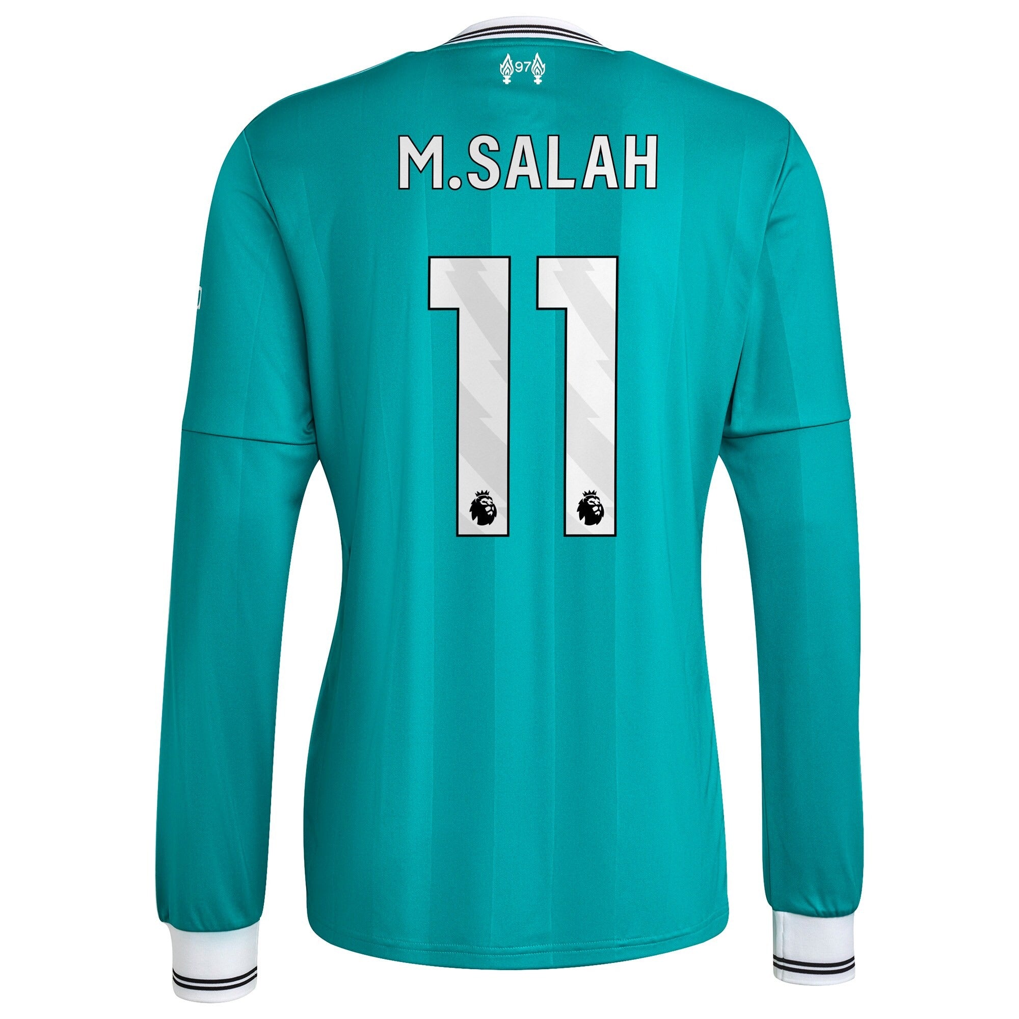 Espoor™ Mohamed Salah Liverpool adidas 2025/26 Third Long Sleeve Player Jersey - Green