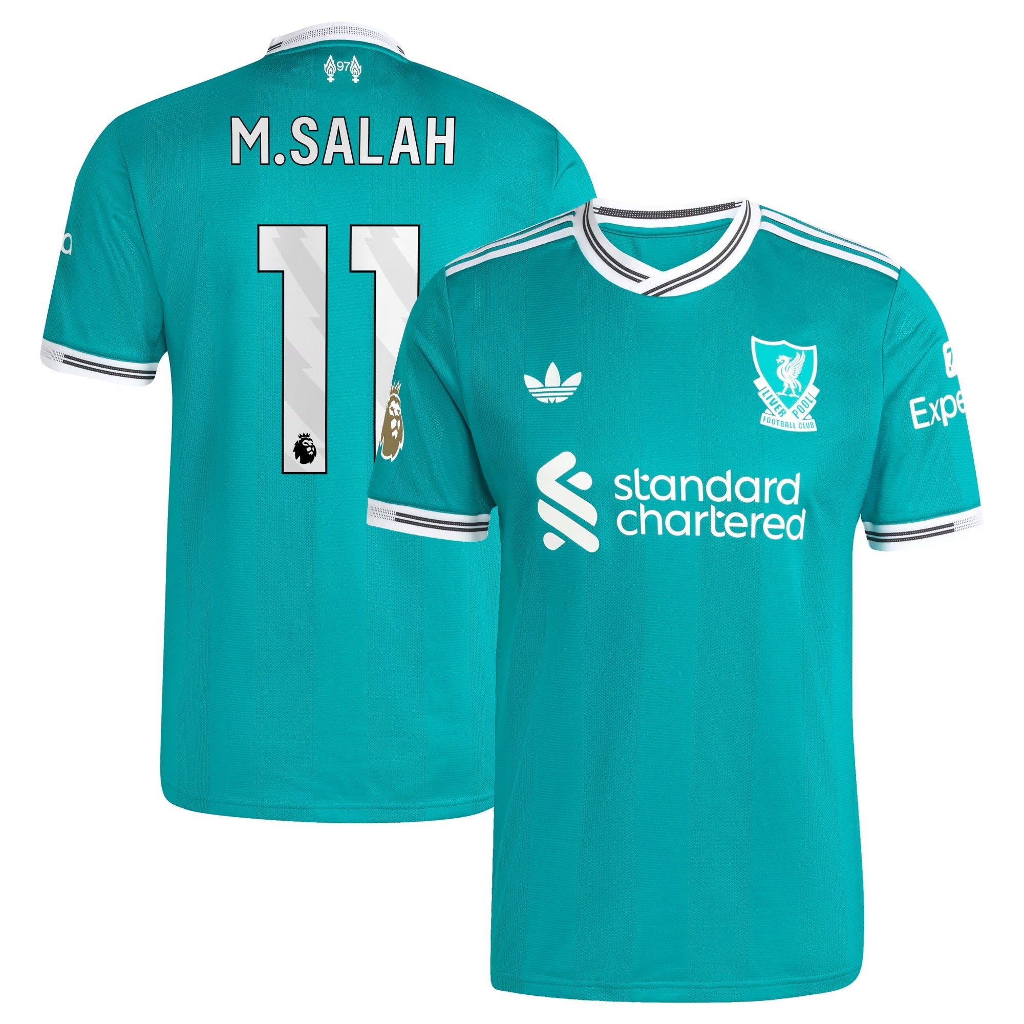 Espoor™ Mohamed Salah Liverpool adidas 2025/26 Third Player Jersey - Green
