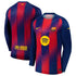Espoor™ Nike Barcelona 2025/26 Home Long Sleeve Jersey – Navy