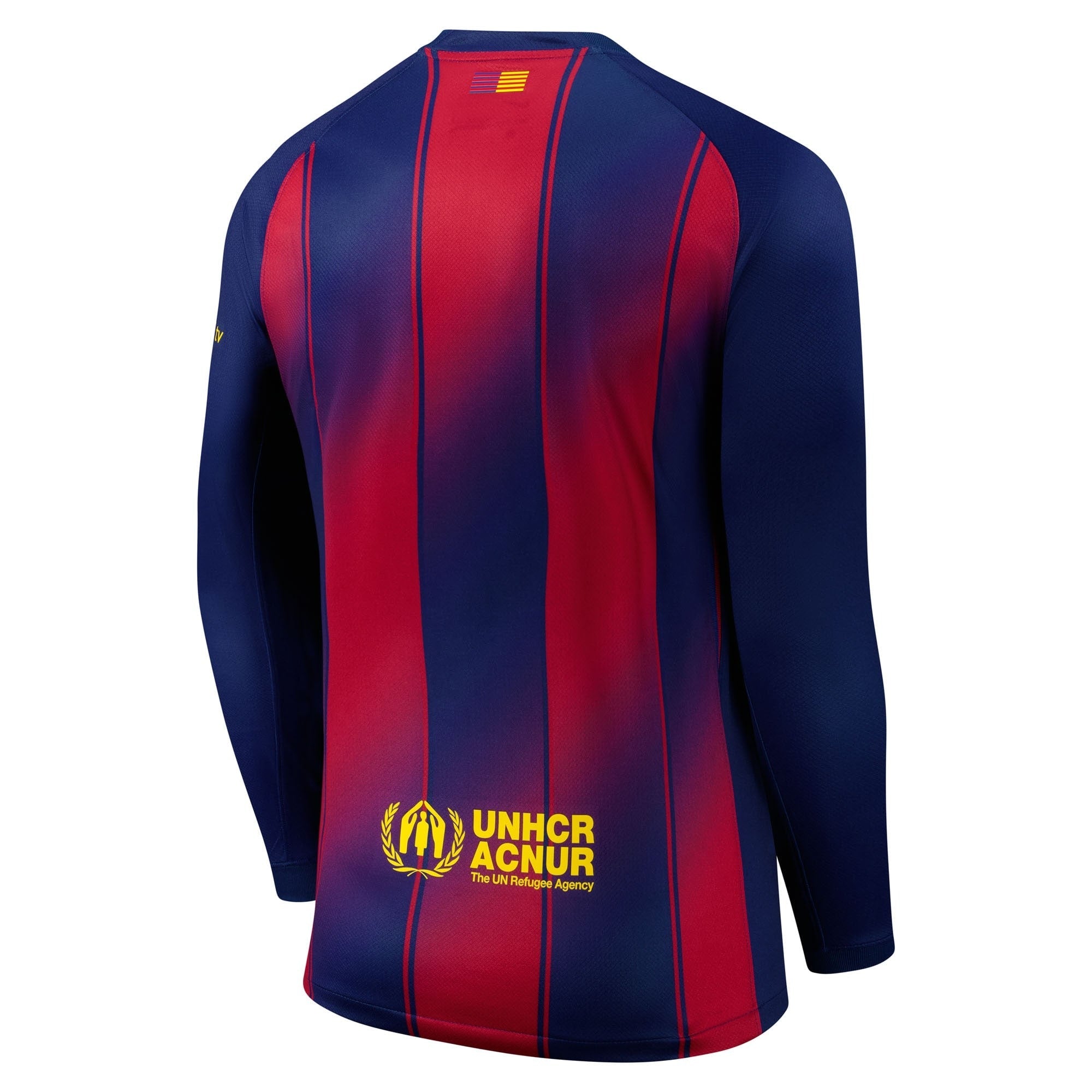 Espoor™ Nike Barcelona 2025/26 Home Long Sleeve Jersey – Navy