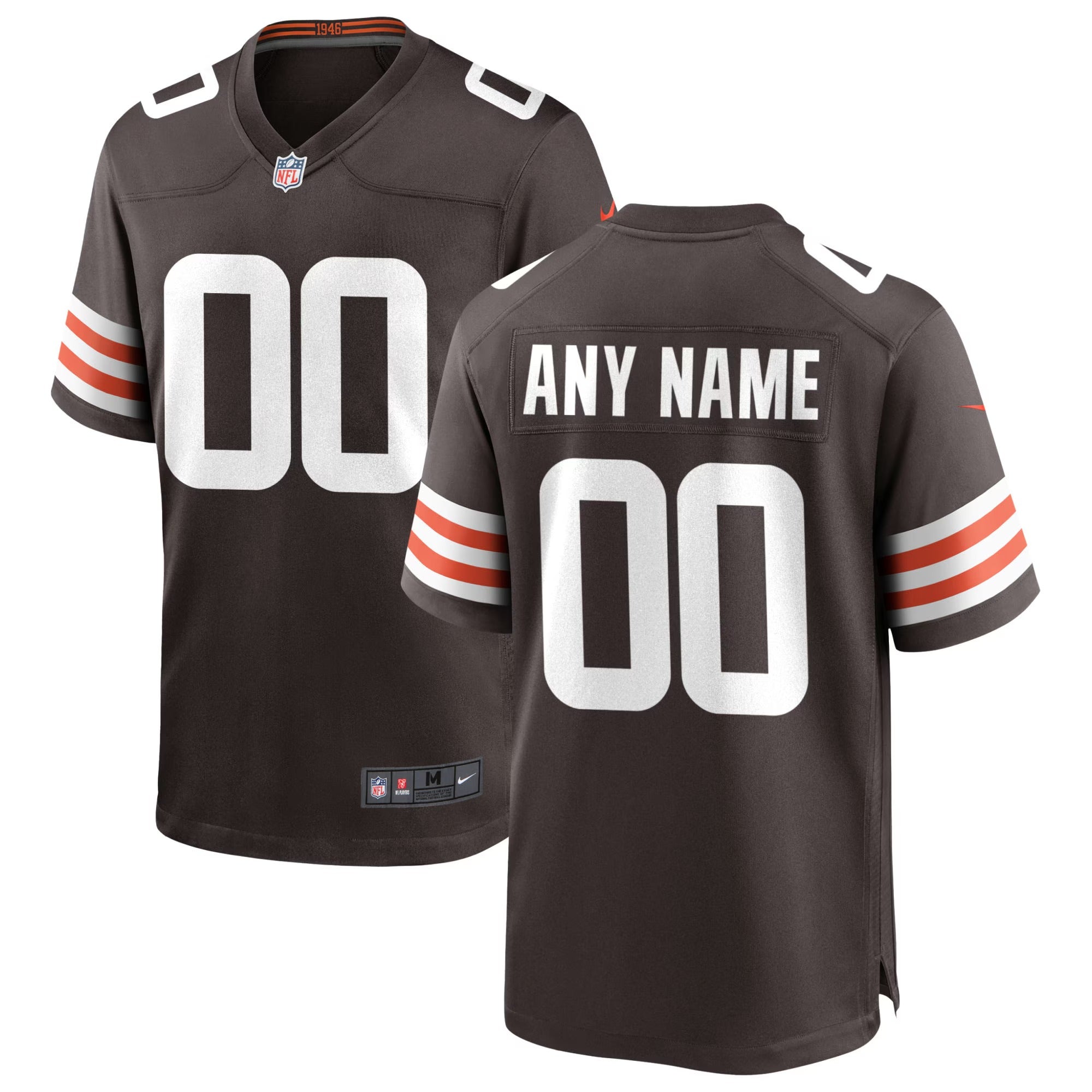 Nike Cleveland Browns Custom Game Jersey - Brown - Jersey Teams World