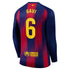 Espoor™ Nike Gavi Barcelona 2025/26 Home Long Sleeve Jersey - Navy