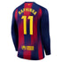 Espoor™ Nike Raphinha Barcelona 2025/26 Home Long Sleeve Jersey - Navy