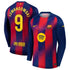 Espoor™ Nike Robert Lewandowski Barcelona 2025/26 Home Long Sleeve Jersey - Navy