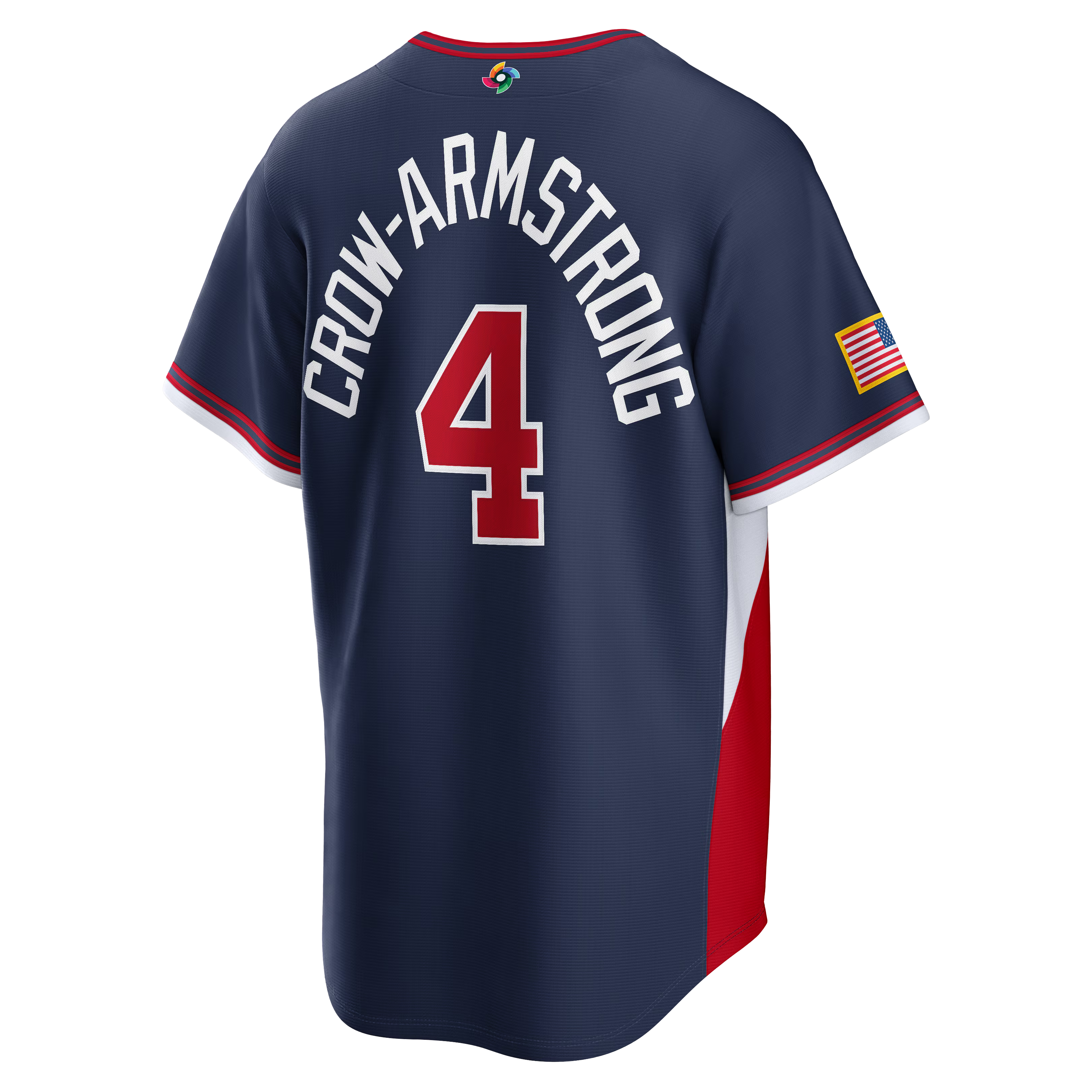 Nike USA Baseball 2026 World Baseball Classic Road Stadium Jersey – Pete Crow-Armstrong – Navy - Jersey Teams World