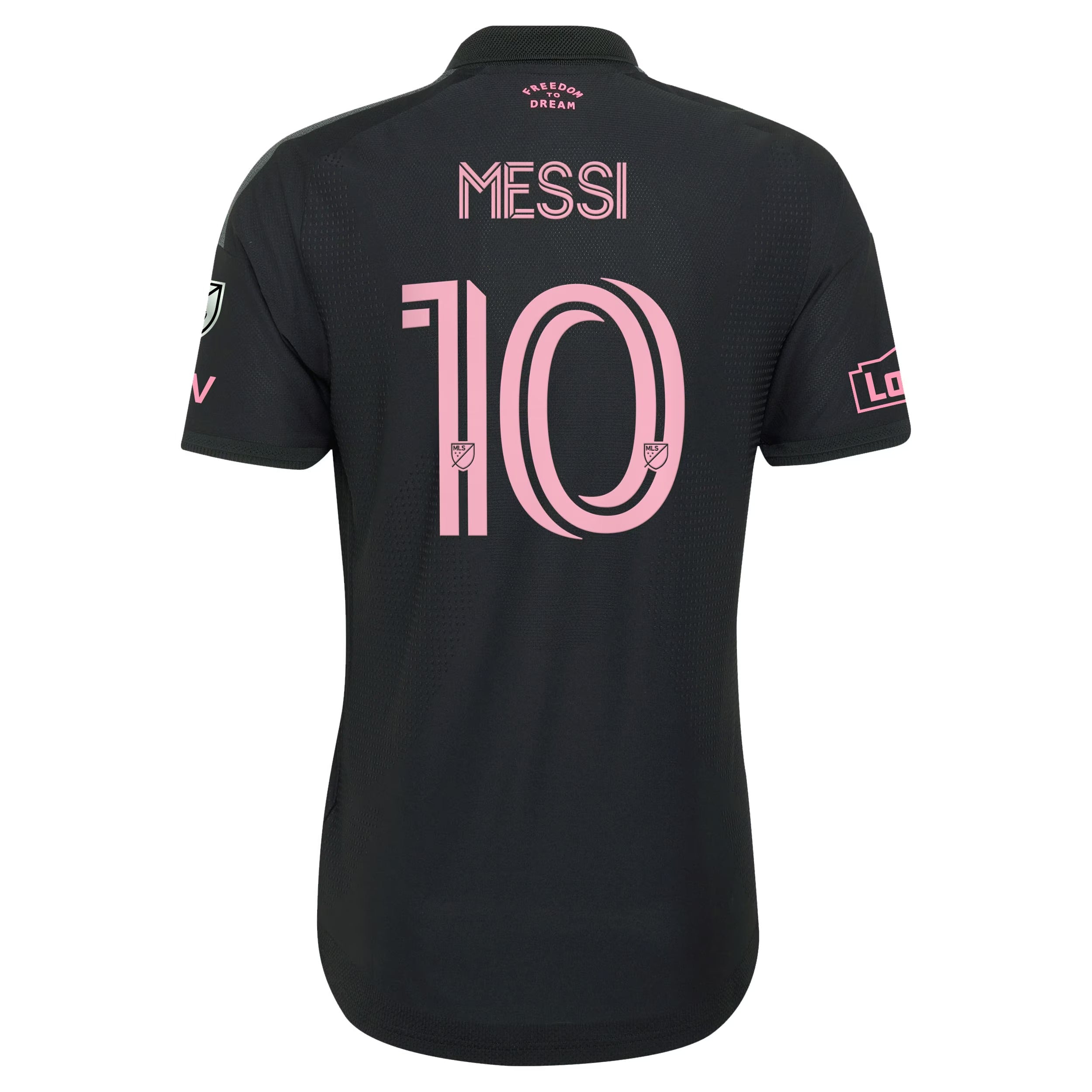 Official Lionel Messi Inter Miami CF 2026 On-Field Patch Jersey - Black - Jersey Teams World