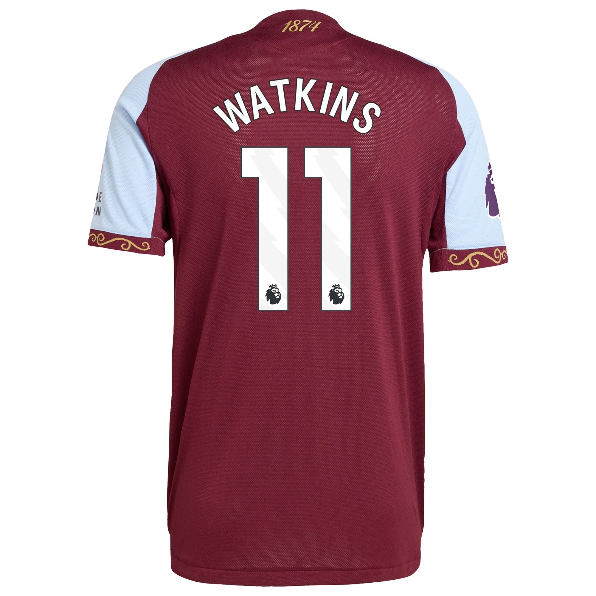 Espoor™ Ollie Watkins Aston Villa adidas 2025/26 Home Jersey - Claret