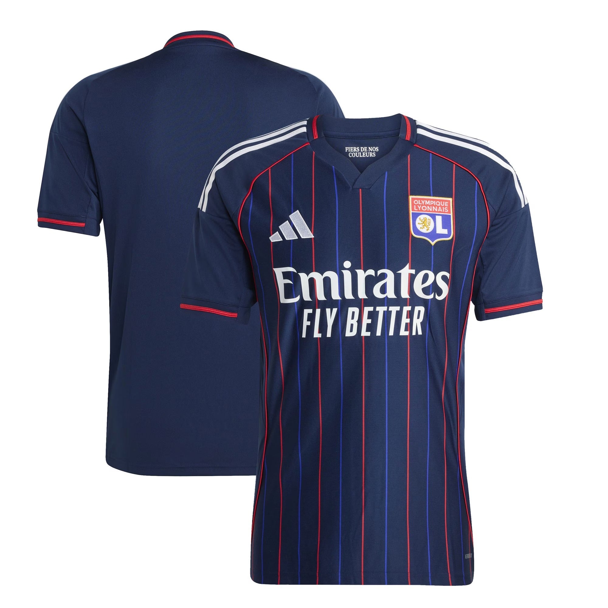 Espoor™ Olympique Lyonnais adidas 2025/26 Away Custom Jersey - Blue