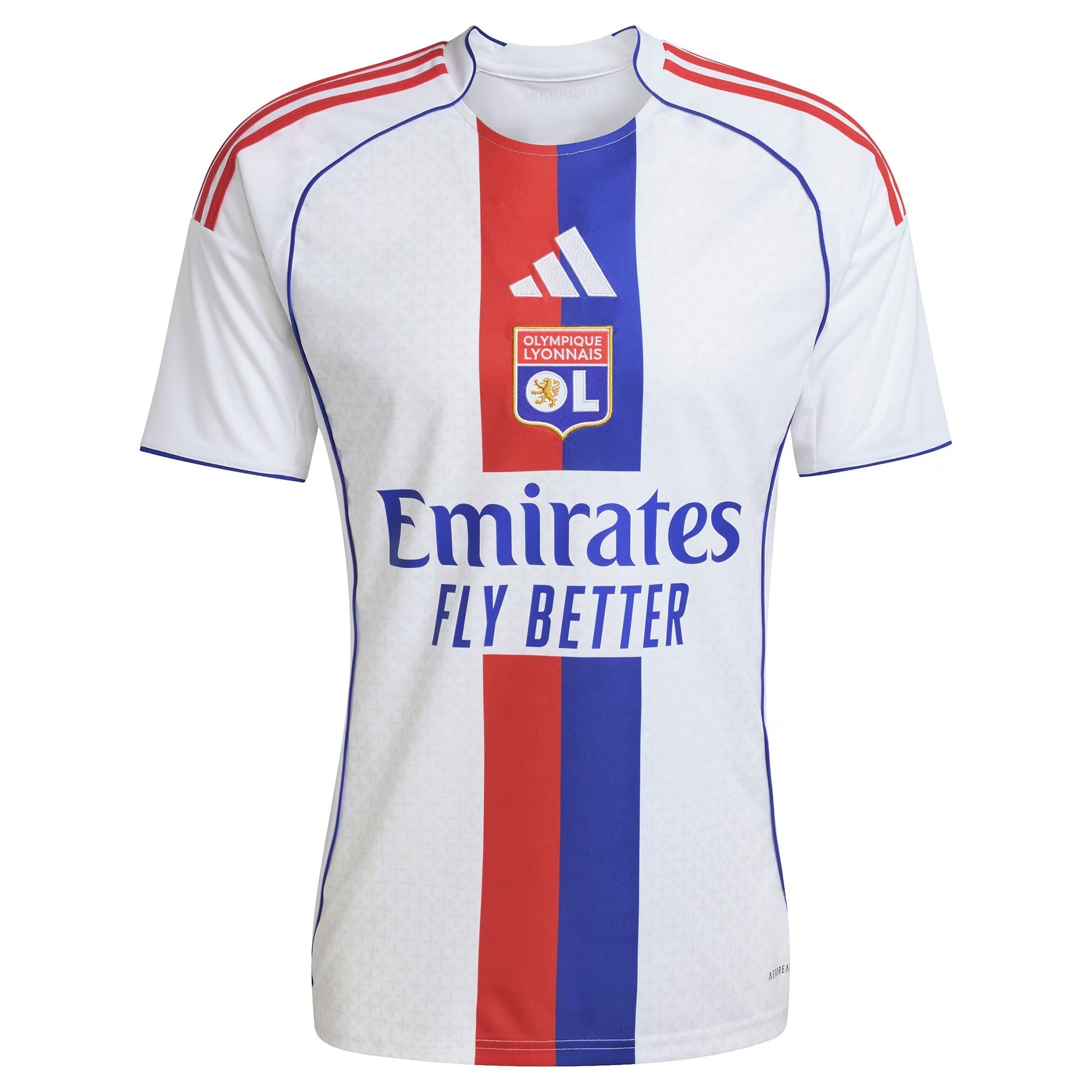 Espoor™ Olympique Lyonnais adidas 2025/26 Home Custom Jersey - White