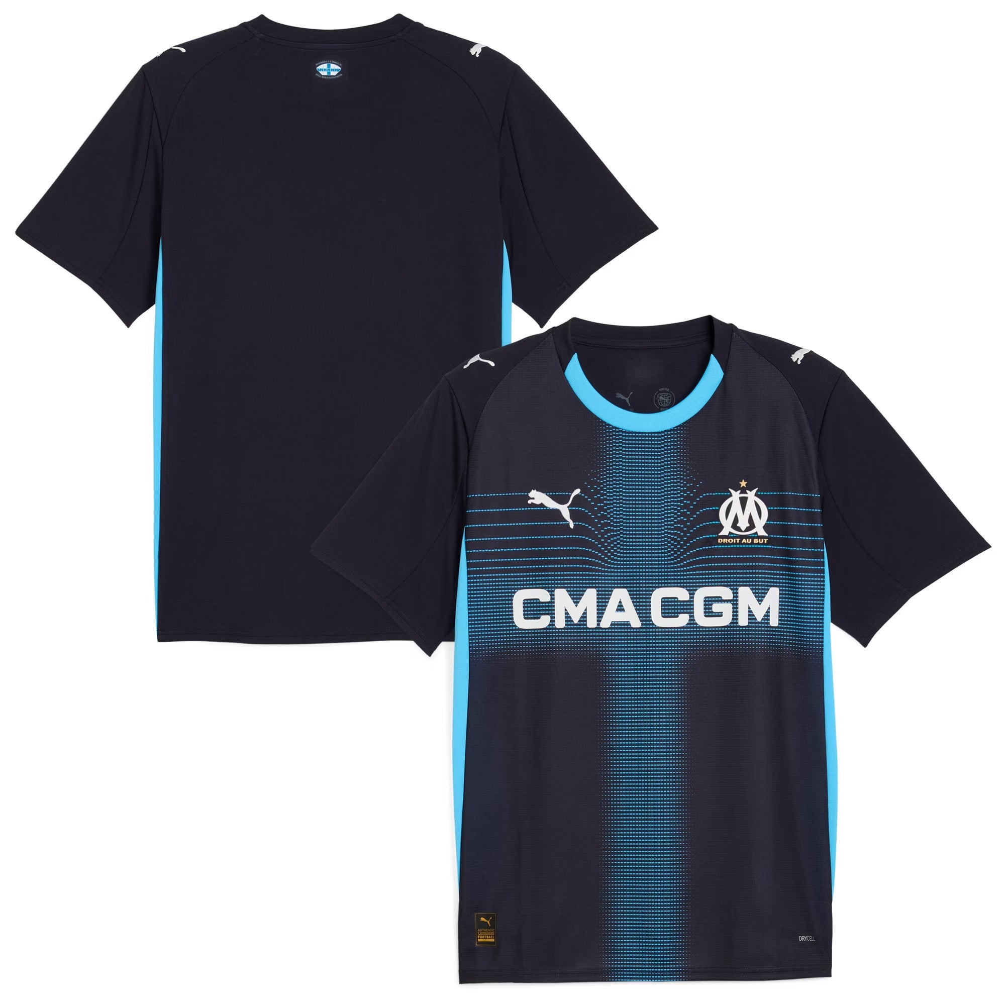 Espoor™ Olympique Marseille Puma 2025/26 Custom Away Jersey - Navy