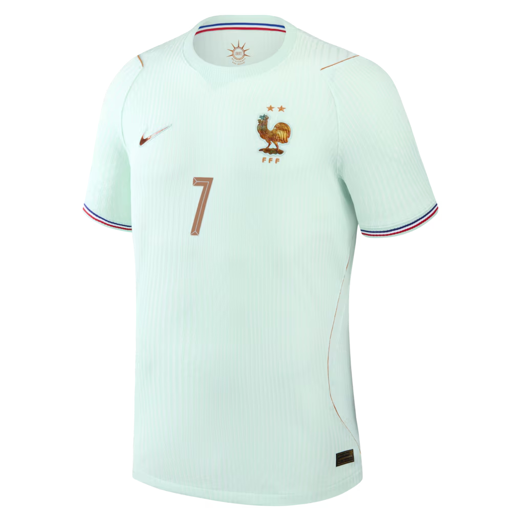 Espoor™ Ousmane Dembélé France National Team Nike 2026 Away Match Replica Jersey - Green