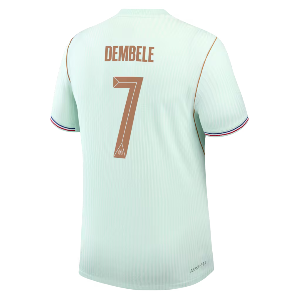 Espoor™ Ousmane Dembélé France National Team Nike 2026 Away Match Replica Jersey - Green