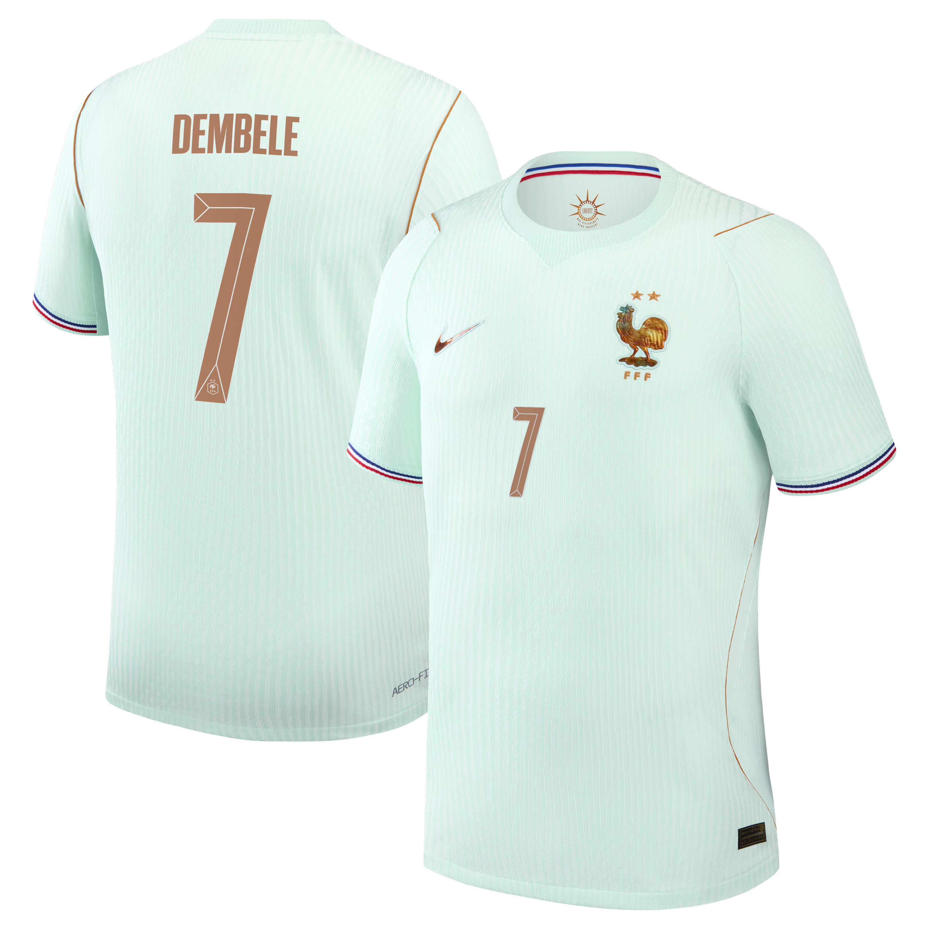 Espoor™ Ousmane Dembélé France National Team Nike 2026 Away Match Replica Jersey - Green