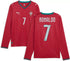 Espoor™ PUMA Portugal National Team 2026 Home Supporter Edition Long Sleeve Jersey – Cristiano Ronaldo #7 – Red