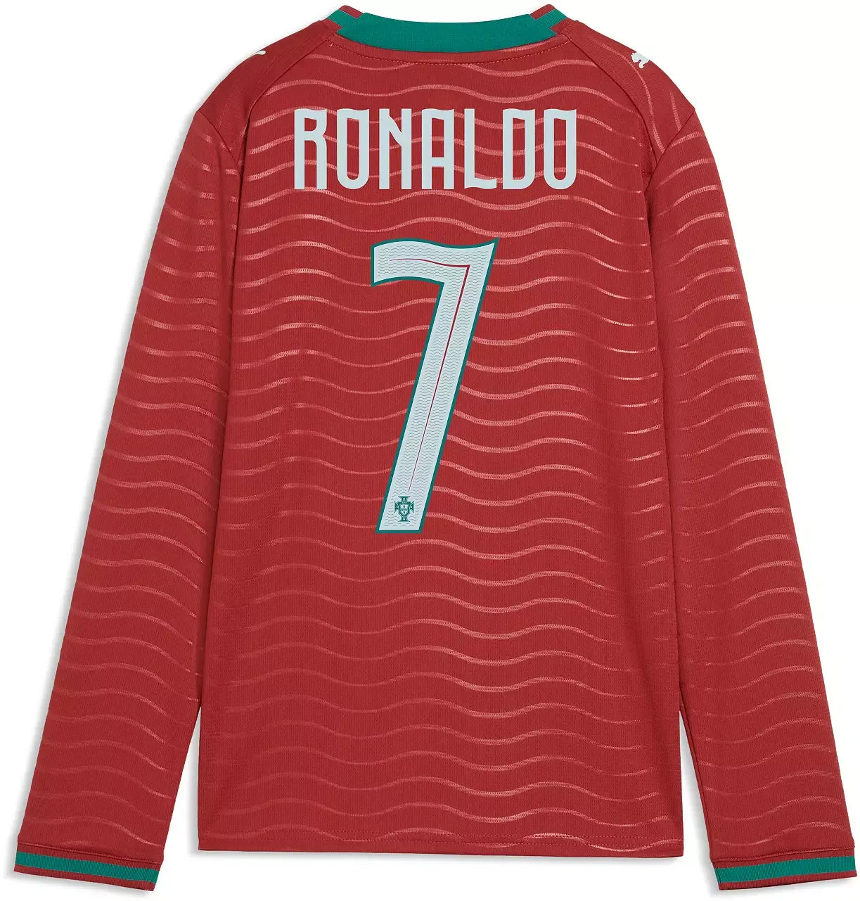 Espoor™ PUMA Portugal National Team 2026 Home Supporter Edition Long Sleeve Jersey – Cristiano Ronaldo #7 – Red