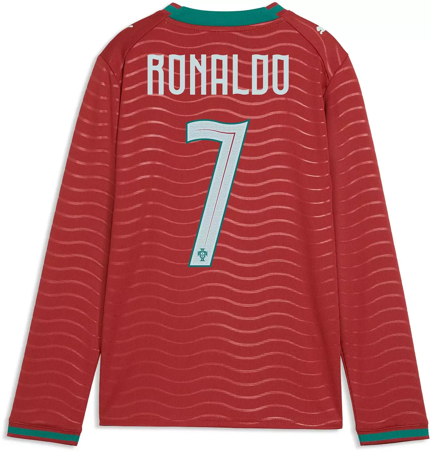 Espoor™ PUMA Portugal National Team 2026 Home Supporter Edition Long Sleeve Jersey – Cristiano Ronaldo #7 – Red