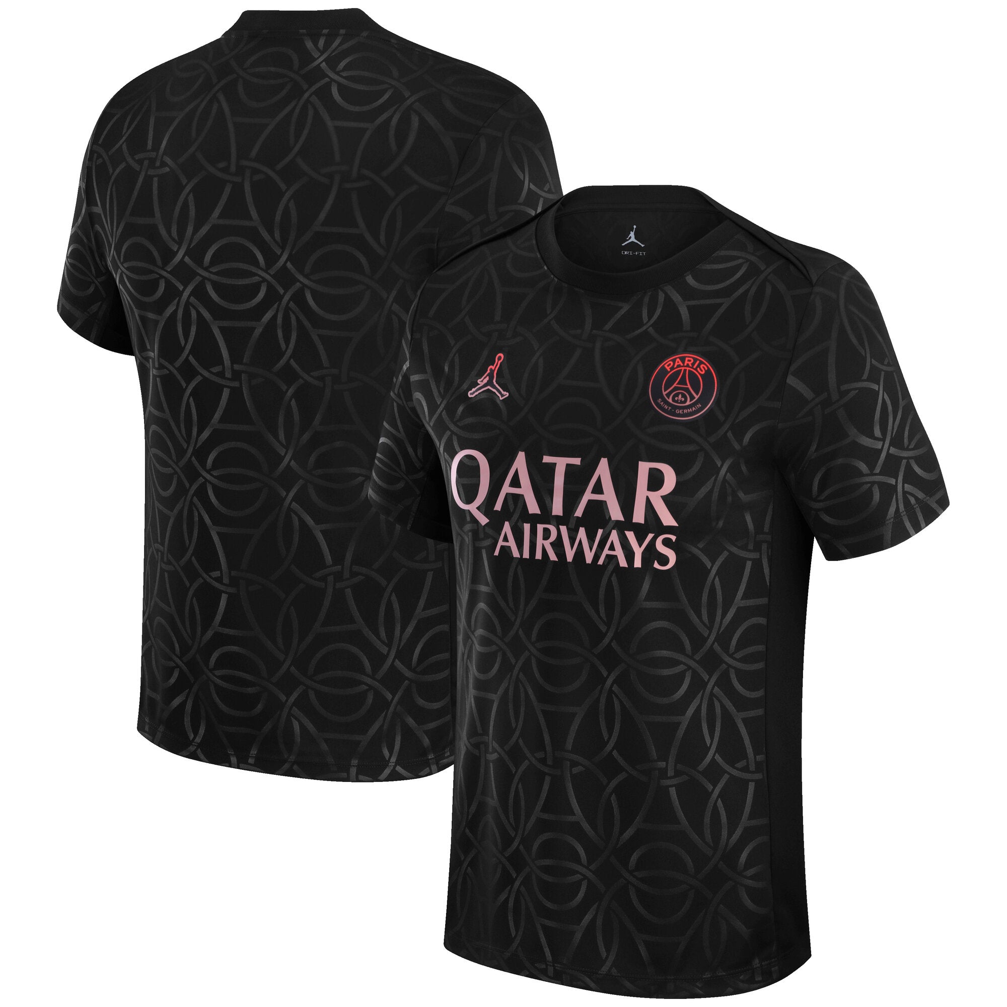 Espoor™ Paris Saint-Germain Jordan Brand 2024/25 Third Academy Pro Pre-Match Top - Black