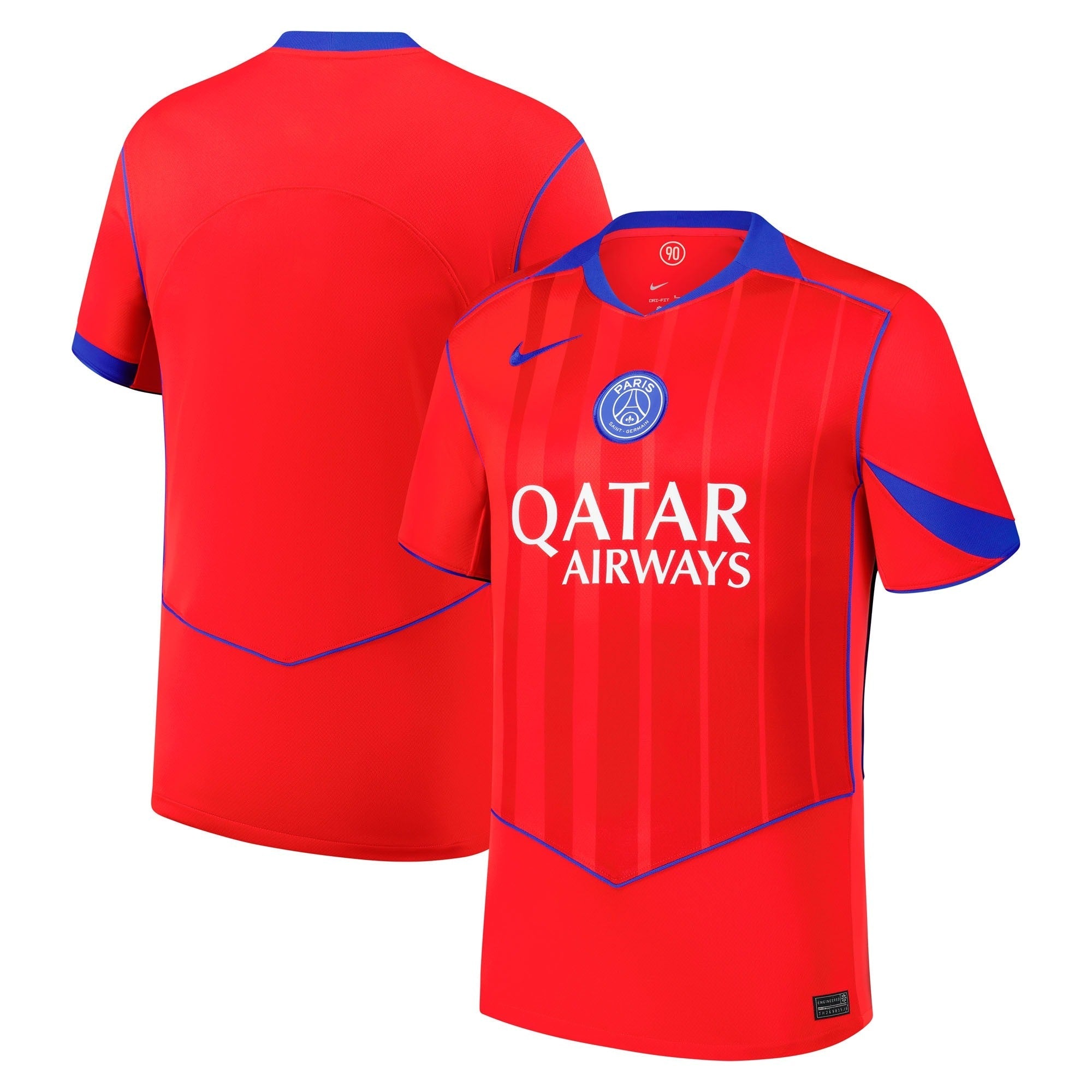 Espoor™ Paris Saint-Germain Nike 2025/26 Third Custom Jersey - Red