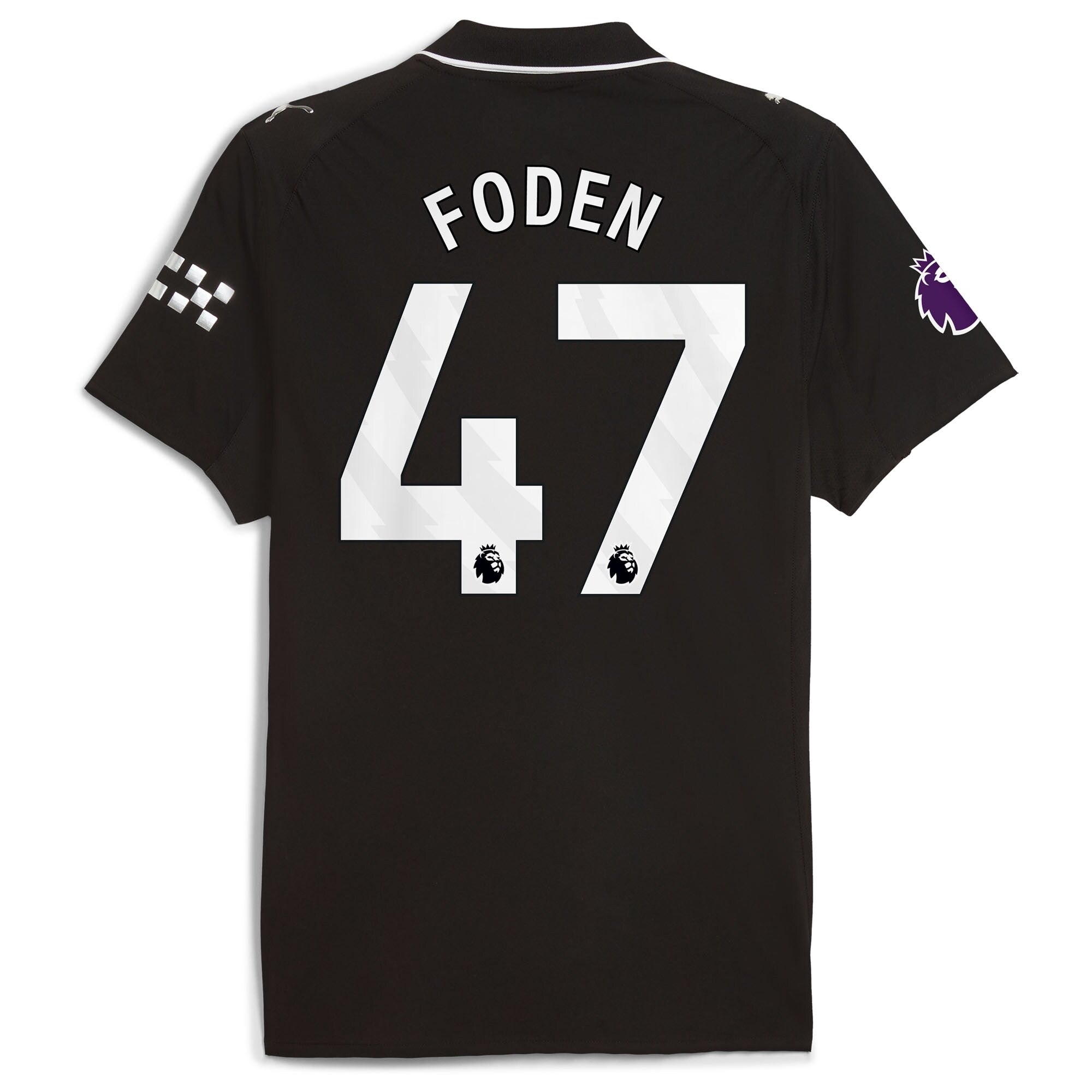 Espoor™ Phil Foden Manchester City Puma 2025/26 Away Player Jersey - Black